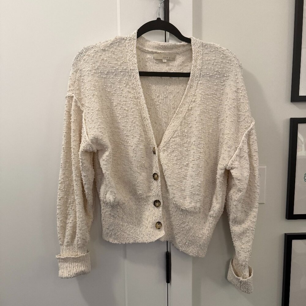 Monk & Lou Cream Cardigan